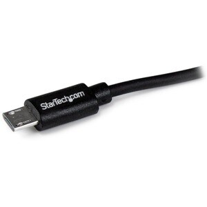 StarTech.com Black Dual Port Car Charger with Micro USB Cable and USB 2.0 Port - High Power (21 Watt / 4.2 Amp) - 1 Pack -
