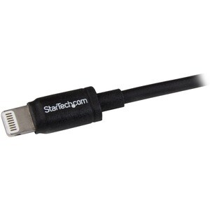 StarTech.com Black Dual Port Car Charger with Lightning Cable and USB 2.0 Port â€" High Power (21 Watt / 4.2 Amp) - 1 Pack
