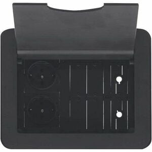 Kramer TBUS-1Axl(B) Cable Organizer - Black - Table Box