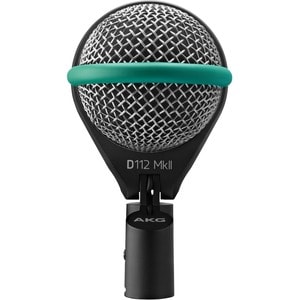AKG D112 MKII Wired Dynamic Microphone - 20 Hz to 17 kHz - Cardioid - XLR