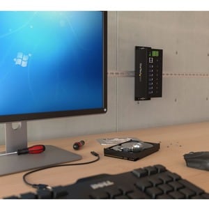 StarTech.com HUB Industriale USB 3.0 a 7 porte - Perno e concentratore USB 3.0 con ESD e protezione da sovratensioni - 7 T