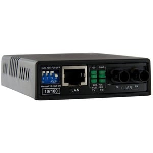 StarTech.com MCM110ST2GB Transceiver/Media Converter - 2 Port(s) - 1 x Network (RJ-45) - 1 x ST - DuplexST Port - Optical 