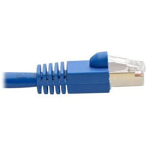 Eaton Tripp Lite Series Cat6a 10G Snagless Shielded STP Ethernet Cable (RJ45 M/M), PoE, Blue, 5 ft. (1.52 m) - 5 ft Catego