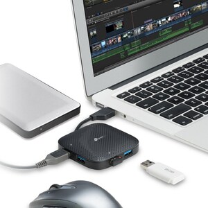 TP-Link UH400 USB-Hub - USB 3.0 Typ A - Extern - 4 Total USB Port(s) - 4 USB 3.0 Port(s) - Mac, Linux, PC
