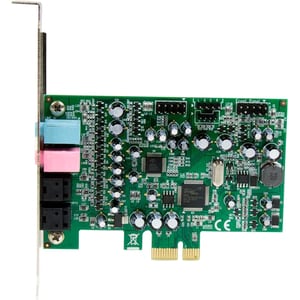 StarTech.com Scheda Audio interna PCI Express surround 7.1 canali - PCI Surround Sound Card a 24-bit , 192Khz - C-Media - 