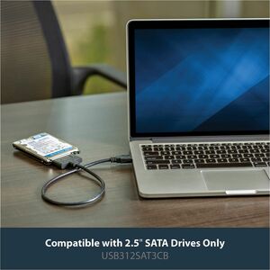 StarTech.com USB 3.1 (10Gbps) Adapter Cable for 2.5" SATA SSD/HDD Drives - Connect a 2.5" SATA SSD/HDD to your computer us