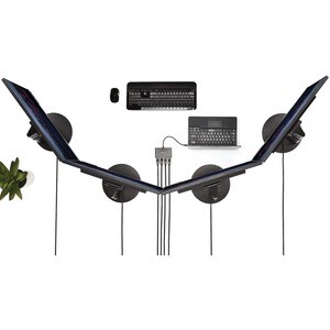 StarTech.com 4 Port Mini DisplayPort MST Hub - 4K 30Hz - Mini DP to DisplayPort Splitter for Multiple Monitors - mDP to DP