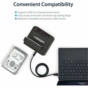 2BAY USB 3.1 GEN 2 SATA DOCK TOOLFREE M TRAYLESS WITH UASP