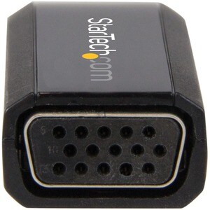 StarTech.com HDMI to VGA Converter with Audio - Compact Adapter - 1920x1200 - 1 x 19-pin HDMI Digital Audio/Video Male - 1