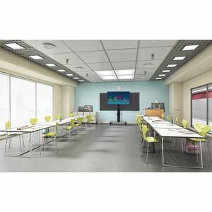 SmartMount® SR575M Flachbildschirm-Wagen - TAA-konform - 68,04 kg Belastbarkeit - 4 Rollen - 101,60 mm Rollengröße - Plast