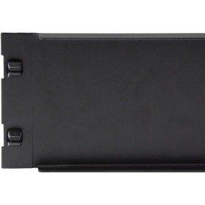 StarTech.com Blanking Panel - 2U - 19in - Tool-less - Steel - Black - TAA Compliant - Blank Rack Panel - Filler Panel - Al