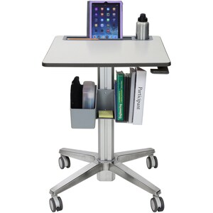 Ergotron LearnFit Student Desk - High Pressure Laminate (HPL) Rectangle Top - Melamine Base - Height Adjustable - 609.60 m