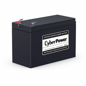 CyberPower RB1270B Replacement Battery Cartridge - 1 X 12 V / 7.2 Ah Sealed Lead-Acid Battery, 18MO Warranty