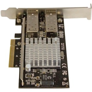 StarTech.com 10G Network Card - 2x 10G Open SFP+ Multimode LC Fiber Connector - Intel 82599 Chip - Gigabit Ethernet Card -