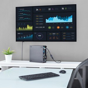 StarTech.com 4K 30Hz HDMI to DisplayPort Video Adapter w/ USB Power - 6 in - HDMI 1.4 (Male) to DP 1.2 (Female) Active Mon