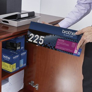 Cartucho de tóner Brother TN225M Alto Rendimiento Láser - Magenta - Original - 1 Solamente - Láser - Alto Rendimiento - 1 