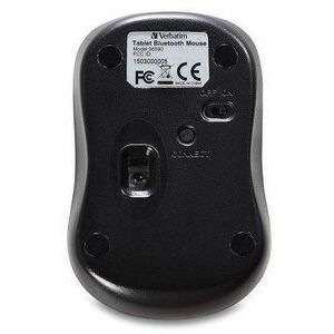 Verbatim Bluetooth Wireless Tablet Multi-Trac Blue LED Mouse - Graphite - Blue LED/Optical - Wireless - Bluetooth - 1600 d