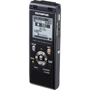 Olympus WS-853 8GB Digital Voice Recorder - 8 GBmicroSD Supported - 1.6" LCD - MP3 - Headphone - 2080 HourspeaceRecording 