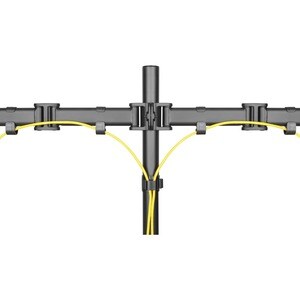Neomounts Neomounts Pro NM-D135DBLACK Desk Mount for Flat Panel Display - Black - 2 Display(s) Supported - 68.6 cm (27") S