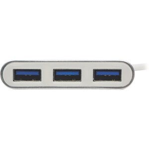 Tripp Lite by Eaton 4-Port Portable USB 3.x (5Gbps) Mini Hub, Aluminum - USB - External - 4 USB Port(s) - 4 USB 3.0 Port(s)
