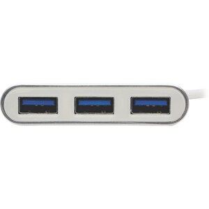 Tripp Lite 4-Port Portable USB 3.0 SuperSpeed Mini Hub Laptop Chromebook - USB - External - 4 USB Port(s) - 4 USB 3.0 Port(s)