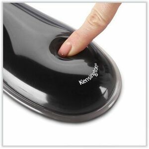 Kensington Duo Gel Mouse Pad Wrist Rest - 9.38" (238.13 mm) Height x 7.75" (196.85 mm) Width x 1.50" (38.10 mm) Depth - Bl