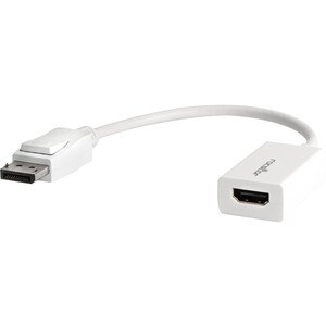 Rocstor DisplayPort (Male) to HDMI (Female) Adapter Converter - 1 Pack - 1 x 20-pin DisplayPort DisplayPort 1.1a Digital A