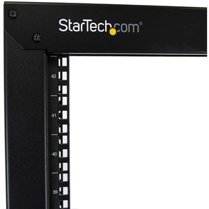 StarTech.com Armadio Server Rack con 2 staffe a Telaio Aperto 42U con ruote orientabili - 300,22 kg Capacità massima di pe