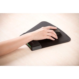 Kensington SmartFit Mouse Pad - Black - Gel - Stain Resistant, Odor Resistant, Skid Proof
