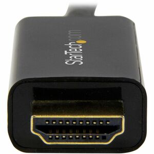 StarTech.com 6ft (2m) Mini DisplayPort to HDMI Cable, 4K 30Hz Video, Mini DP to HDMI Adapter/Converter Cable, mDP to HDMI 