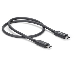 StarTech.com 50cm (1.6ft) Thunderbolt 3 Cable, 40Gbps, 100W PD, 4K/5K Video, Thunderbolt-Certified, Compatible w/ TB4/USB 