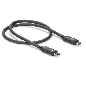 StarTech.com Cavo Thunderbolt 3 USB-C ( 40Gbps) da 0,5m - Compatibile con Thunderbolt e USB - 40 Gbit/s - Schermato - Nick