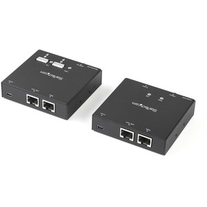 StarTech.com HDMI over CAT6 Extender with 4-port USB Hub - Remote HDMI over CAT5 or CAT6 - 165 ft (50m) - 1080p - 1 Input 
