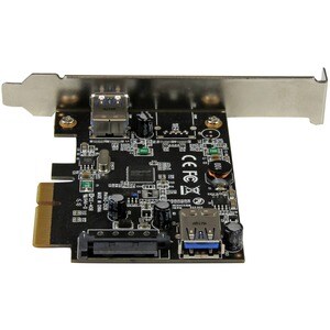StarTech.com Tarjeta PCI Express de 2 Puertos USB 3.2 Gen 2 (10Gbps)USB-A 1x Externo y 1x Interno - Soporte UASP - 2 Total