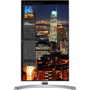 LG 27UD88-W 27" 4K UHD LED LCD Monitor - 16:9 - Textured Black, Silver Spray, High Glossy White - 27" Class - 3840 x 2160 