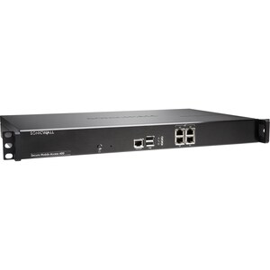 SonicWALL SMA 400 ADDITIONAL 100 CONCURRENT USERS - 4 Port - 10/100/1000Base-T - Gigabit Ethernet - 4 x RJ-45 - Desktop 