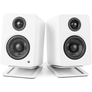 Kanto S2 Desktop Speaker Stands for Small Speakers, White - 12 lb Load Capacity - 1.30" Height x 3.90" Width x 5.30" Depth
