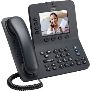 Cisco 8945 Telefone IP - Recondicionado - Cinzento - 4 x Total Line - VoIP - Unified Communications Manager - 2 x Rede (RJ