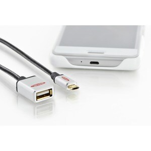 Digitus USB Data Transfer Cable - First End: Micro USB 2.0 Type B - Second End: USB 2.0 Type A