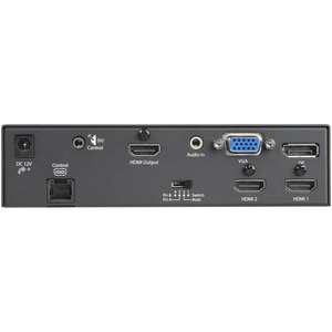 StarTech.com Multi-Input to HDMI Converter Switch - DisplayPort, VGA and Dual-HDMI to HDMI Switch - Priority and Automatic