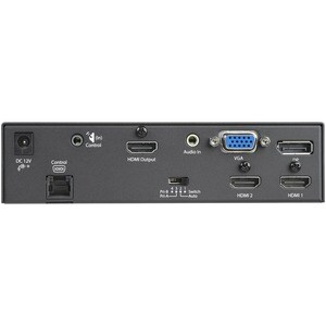 StarTech.com Multi-Input to HDMI Converter Switch - DisplayPort, VGA and Dual-HDMI to HDMI Switch - Priority and Automatic