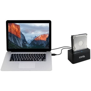 Plugable USB 3.1 Gen 2 10Gbps SATA Upright Hard Drive Dock and SSD Dock - (Includes Both USB-C and USB 3.0 Cables, Support