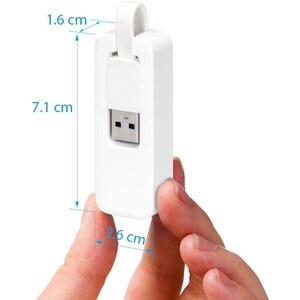 Scheda Fast Ethernet per Computer - TP-Link UE200 - 10Base-T, 100Base-TX - Plug-in Card - USB 2.0 - 1 Porta(e) - 1 - Coppi