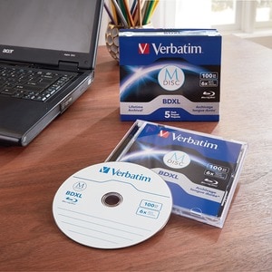 Verbatim Blu-ray Recordable Media - BDXL - 6x - 100 GB - 5 - 120mm