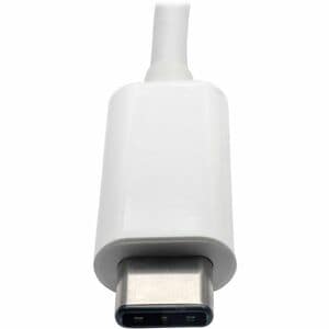 Eaton Tripp Lite Series USB-C to HDMI Adapter with USB 3.x (5Gbps) Hub Port and PD Charging, HDCP, White - 1 x HDMI - PC