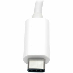 Eaton Tripp Lite Series USB-C to DVI Adapter with USB 3.x (5Gbps) Hub Port and PD Charging, White - 1 x Total Number of DV