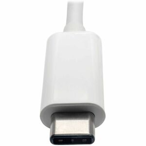 Eaton Tripp Lite Series USB-C to VGA Adapter with PD Charging, White - 1 x VGA - PC