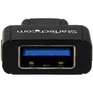 StarTech.com Adaptateur USB 3.0 USB-C vers USB-A - M/F - Nickel Connecteur - Noir