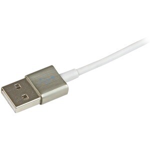 StarTech.com 1m (3ft) Premium Apple Lightning to USB Cable with Metal Connectors for iPhone / iPod / iPad - White - Cable 