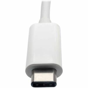 Eaton Tripp Lite Series USB-C to Gigabit Network Adapter with USB-C PD Charging - Thunderbolt 3, White - USB 3.1 - 1 Port(